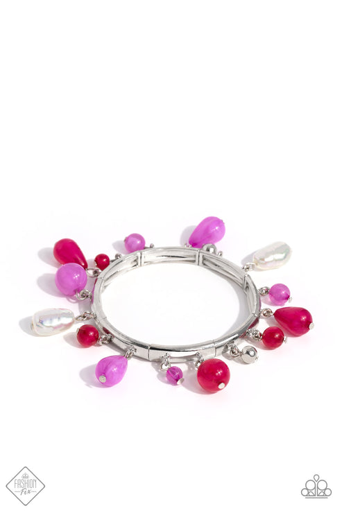 Lodge Luxe-Pink Urban Bracelet-Paparazzi Accessories