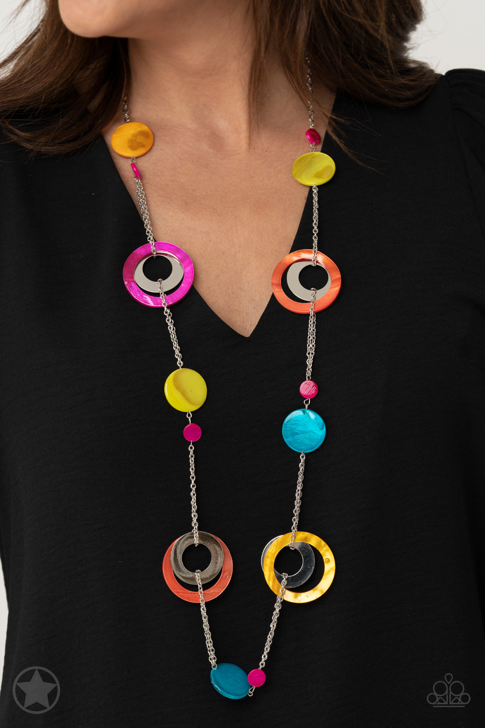 Kaleidoscopically Captivating Multi Necklace Paparazzi