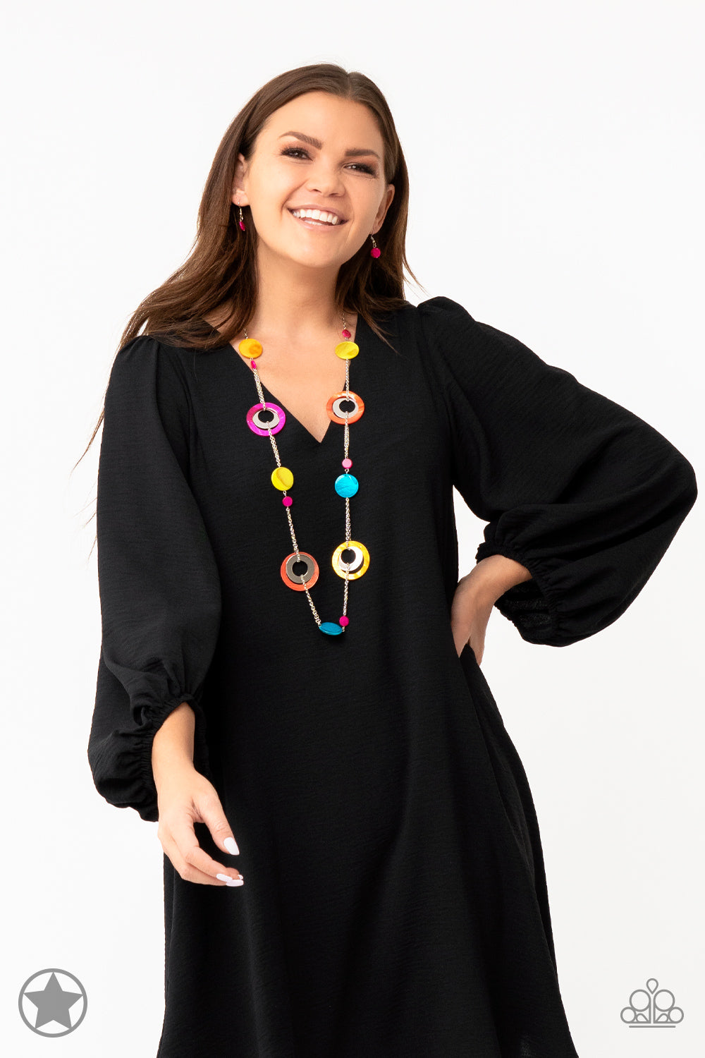 Kaleidoscopically Captivating Multi Necklace Paparazzi