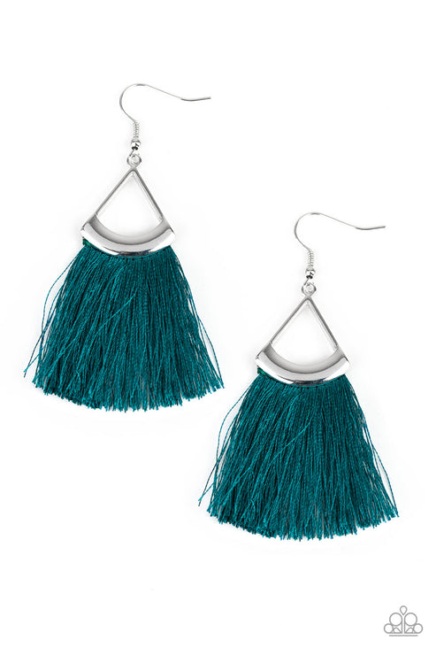 Tassel Tuesdays Blue Earrings Paparazzi