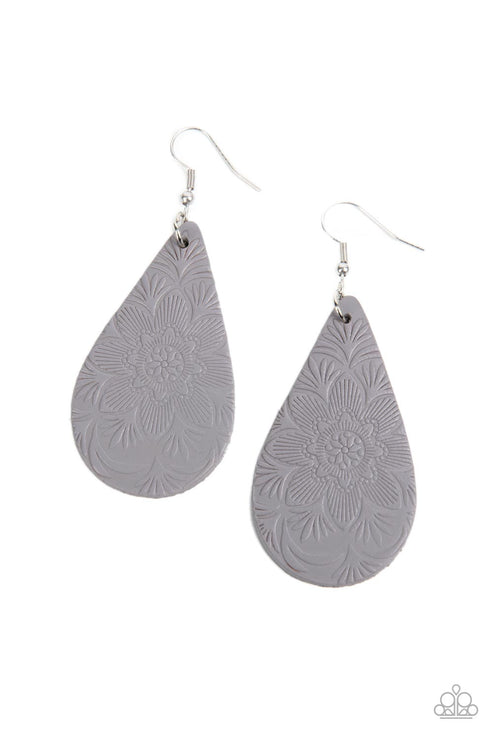 Subtropical Seasons Silver Earrings Paparazzi