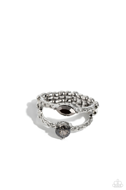 Embraceable Elegance  Silver Ring Paparazzi