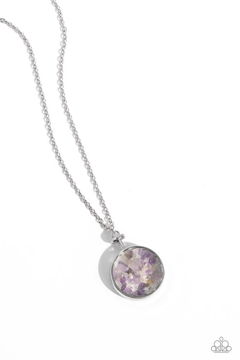 Geo Mine Purple Necklace Paparazzi