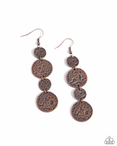 Texture Tutorial Copper Earrings Paparazzi