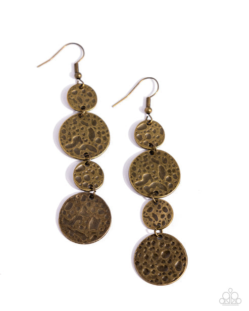 Texture Tutorial Brass Earrings Paparazzi