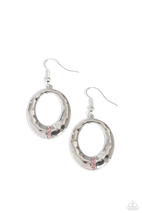 Center Stage Classic Pink Earrings Paparazzi