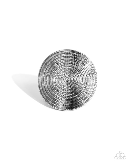 Dizzying Delight Silver Ring Paparazzi