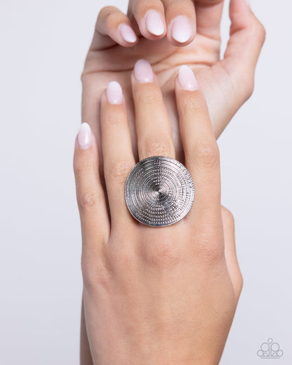 Dizzying Delight Silver Ring Paparazzi