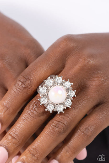 Elite Enchantment White Ring Paparazzi