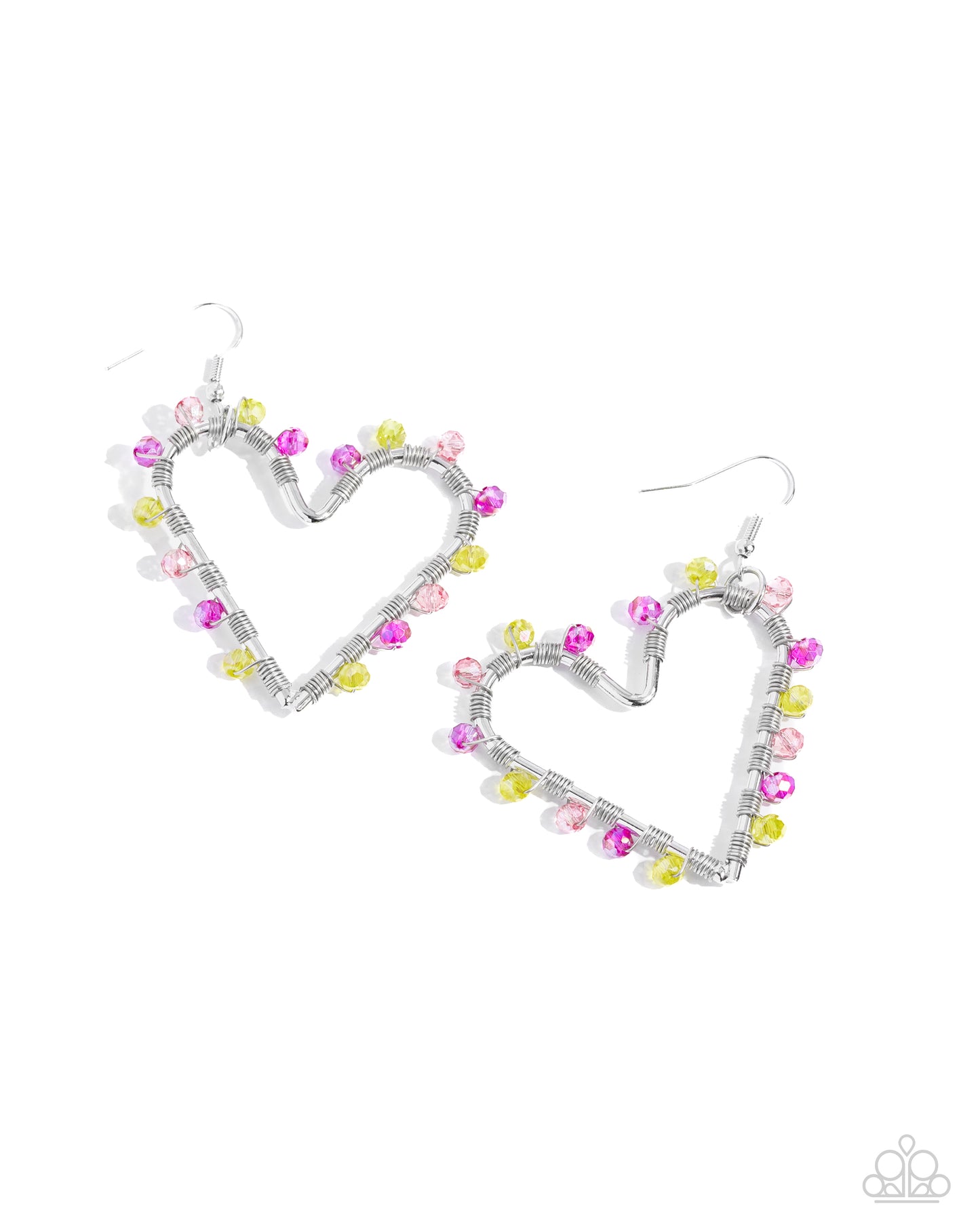 HEART of Your World Multi Earrings Paparazzi