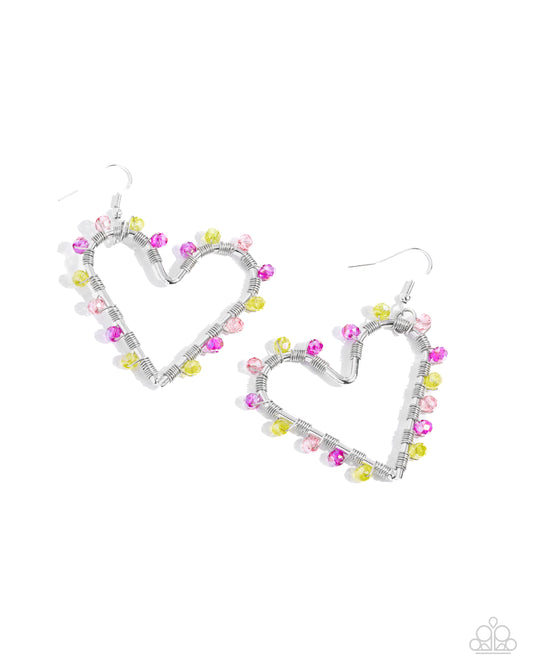 HEART of Your World Multi Earrings Paparazzi