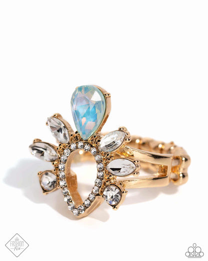 Heirloom Heaven Gold Ring Paparazzi