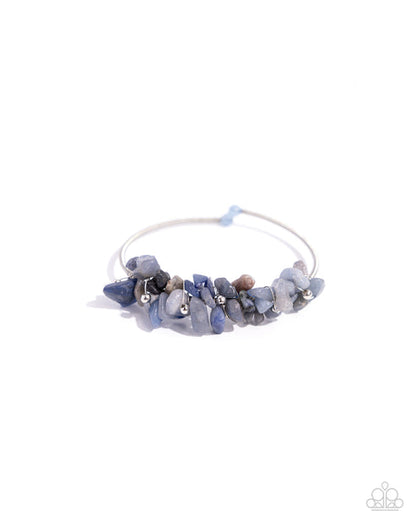 Dainty Deconstruction  Blue Bracelet Paparazzi