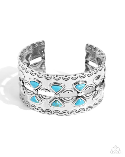 Harmonious Haven Blue Bracelet Paparazzi