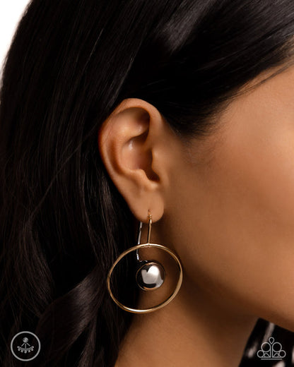 Boldly Balanced Multi Post Earrings Paparazzi