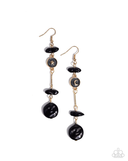 Blissful Balance Black Earrings Paparazzi