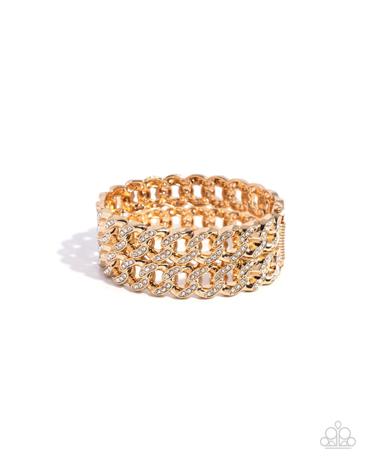 Braided Bandit Gold Bracelet Paparazzi