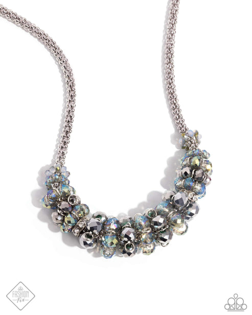 Ignited Impression Silver Necklace Paparazzi