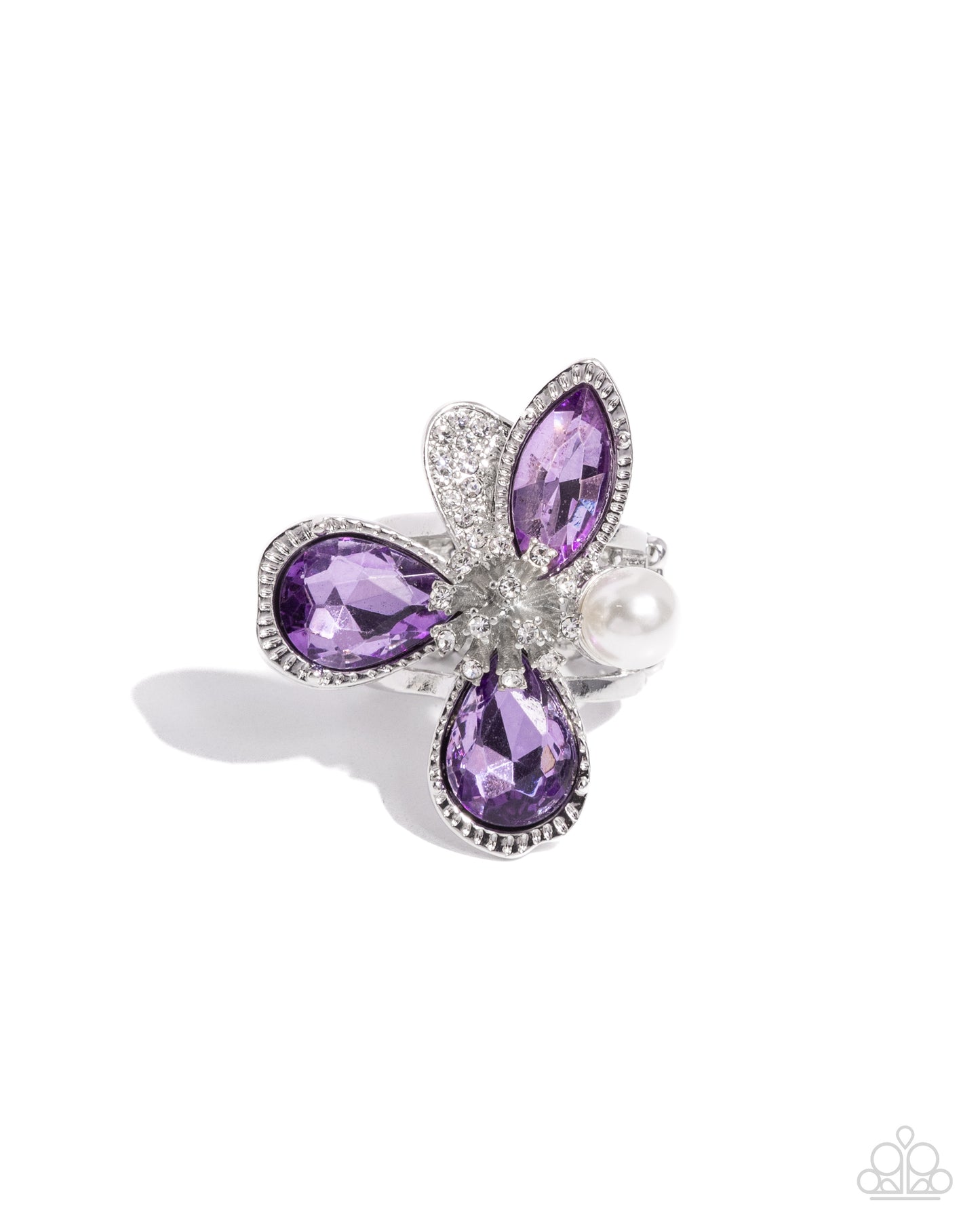 FLORAL Excellence Purple Ring Paparazzi