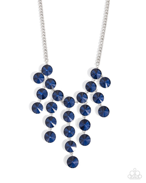 Spotlight Stunner Blue Necklace Paparazzi