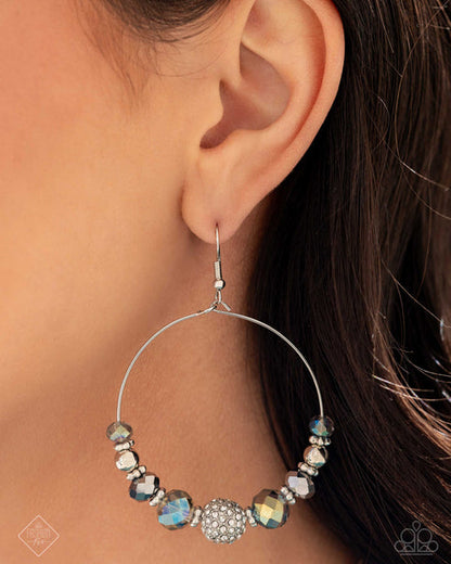 Ignited Intent Silver Earrings Paparazzi