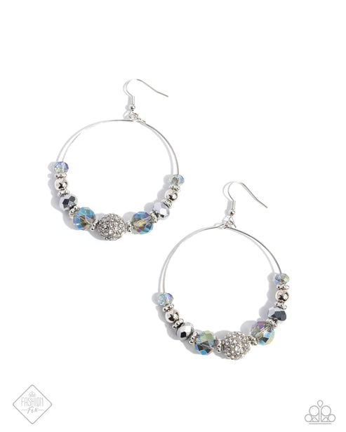 Ignited Intent Silver Earrings Paparazzi