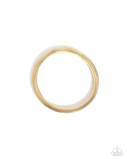 Stubborn Simplicity Gold Bracelet Paparazzi