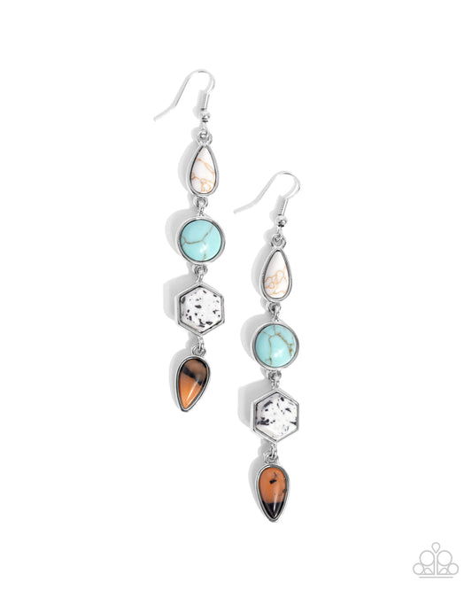 Singular Stones Multi Earrings Paparazzi