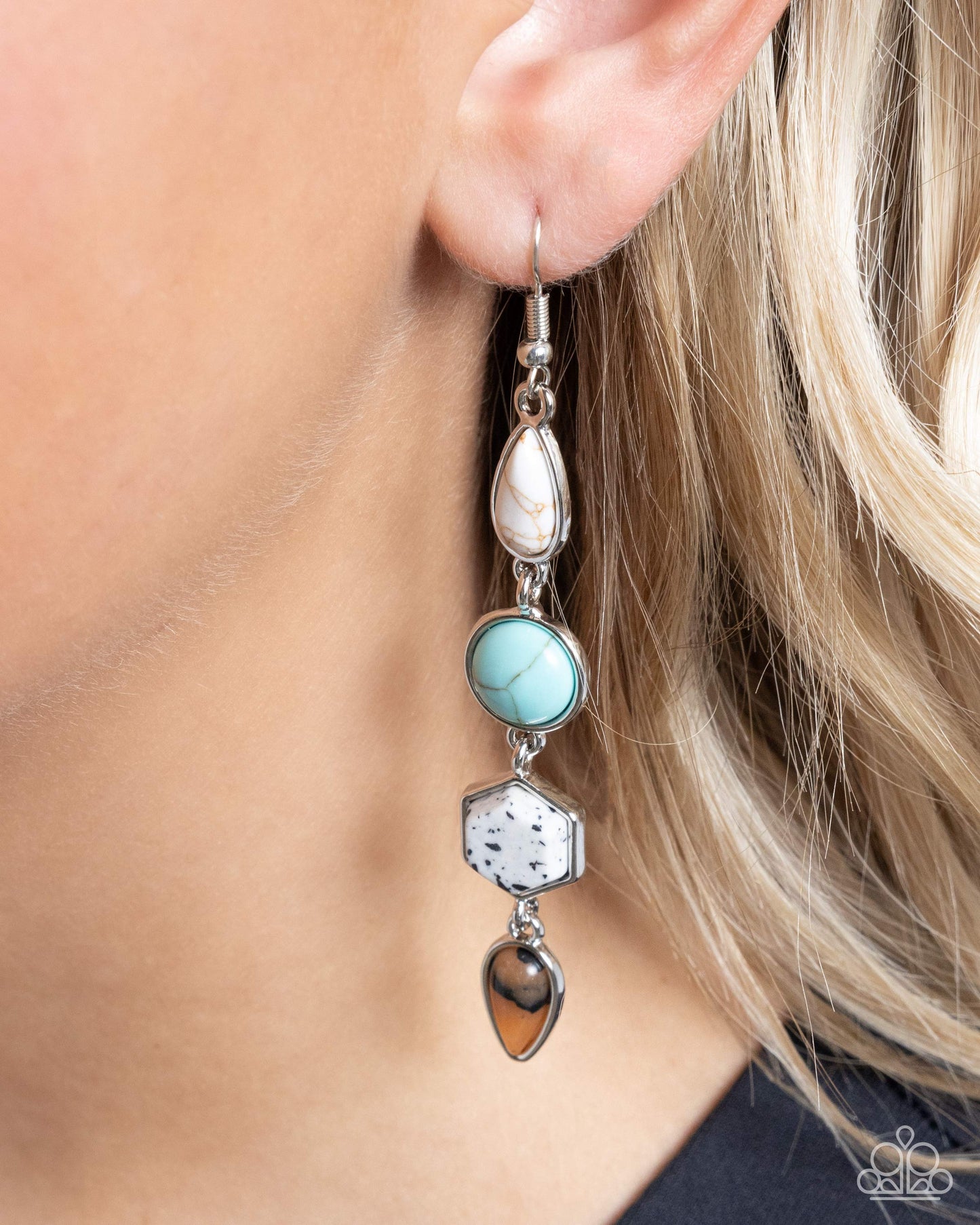 Singular Stones Multi Earrings Paparazzi