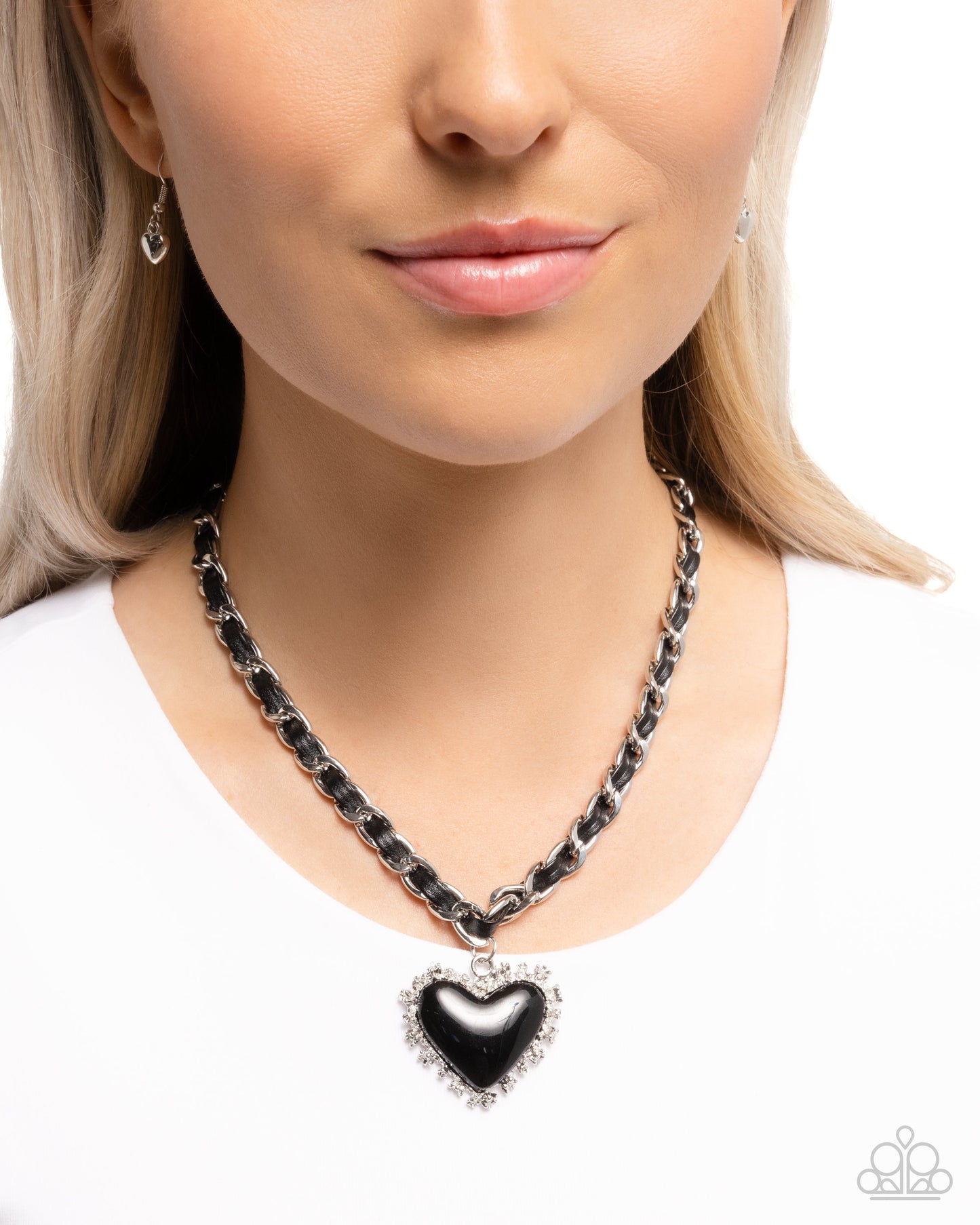 Austere Attraction Black Necklace Paparazzi