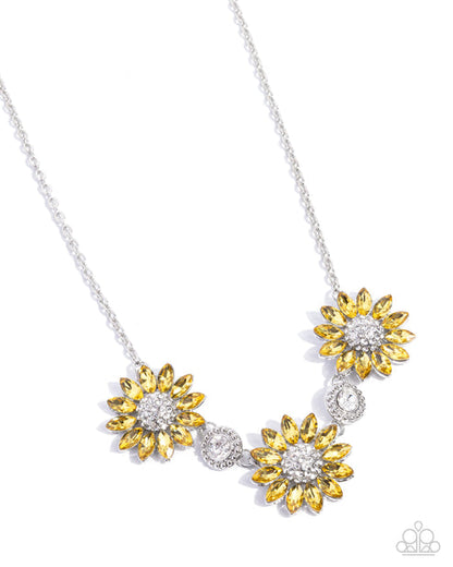 Vulnerable Vacation Yellow Necklace Paparazzi