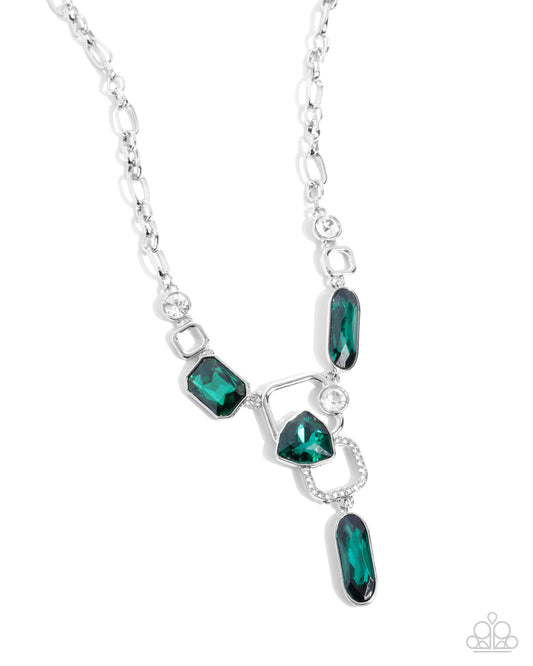 Artistic Elegance Green Necklace Paparazzi