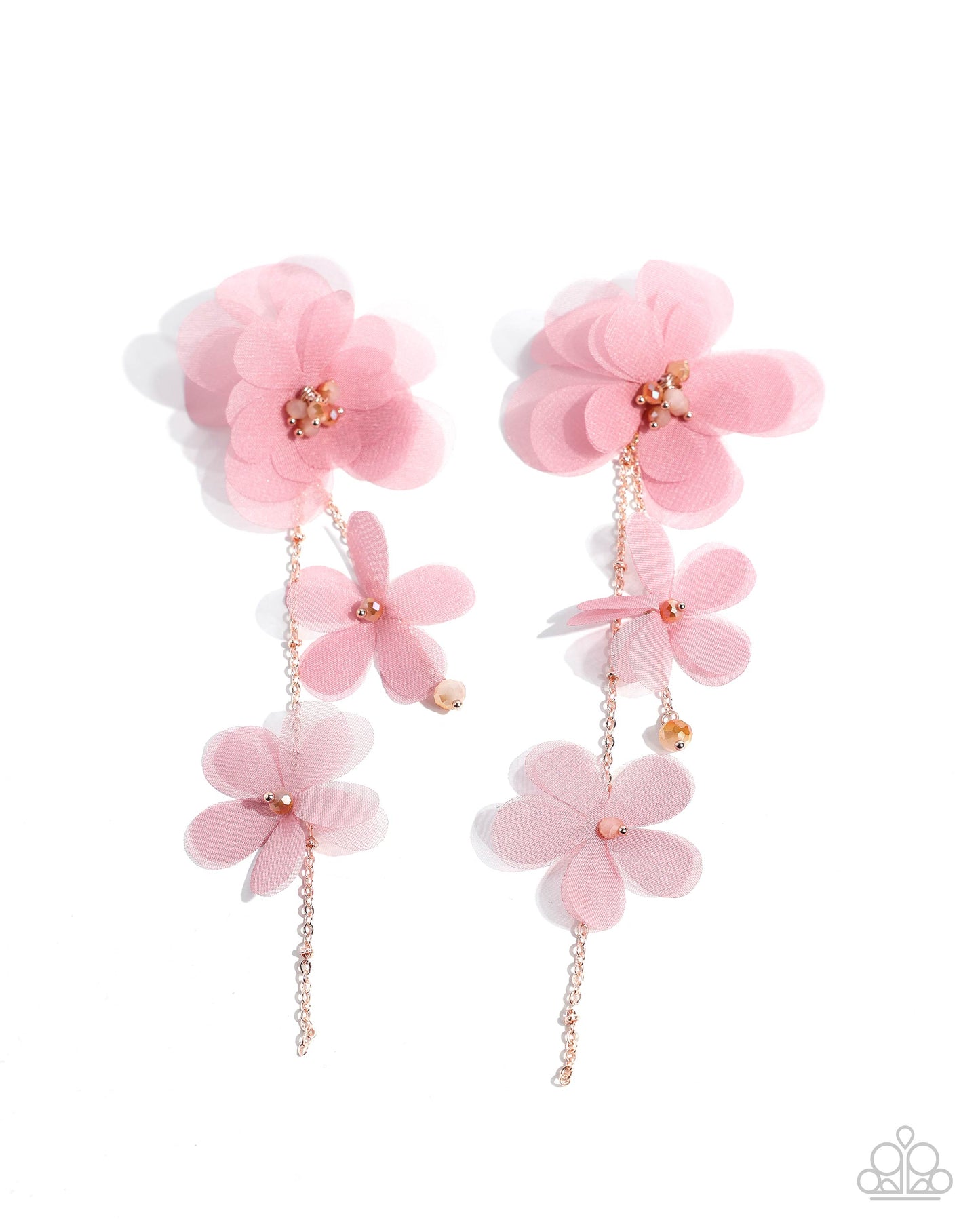 Balletcore Pink Post Earrings Paparazzi