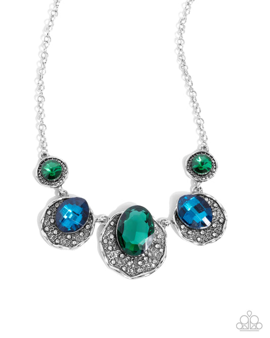 City Color Green Necklace Paparazzi