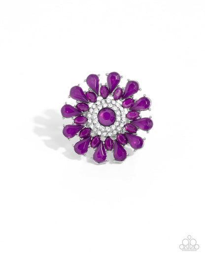 Steady Shimmer Purple Ring Paparazzi