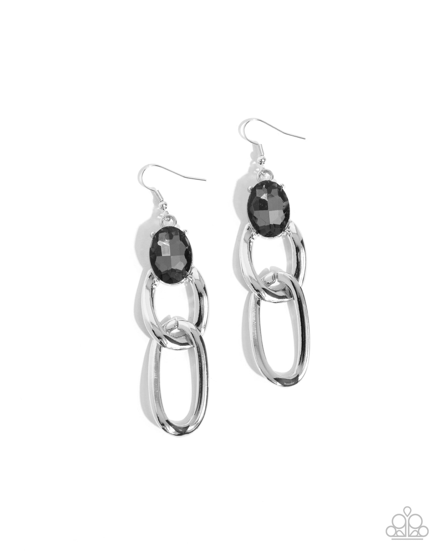 Lavish Loyalty Silver Earrings Paparazzi