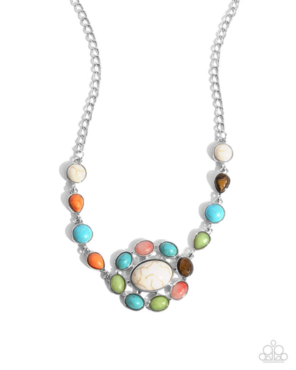 Enigmatic Ease Multi Necklace Paparazzi