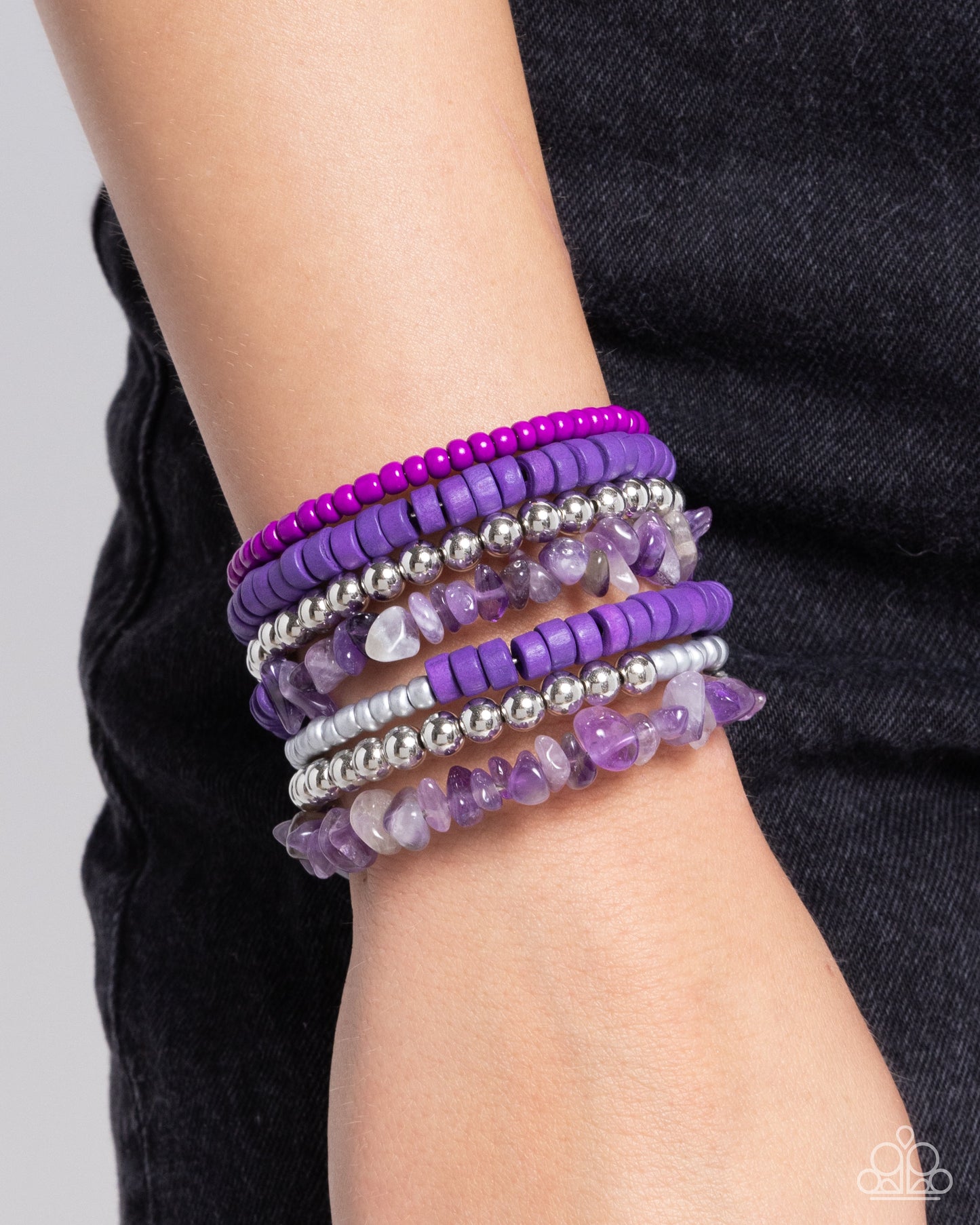 Plentiful Pizzazz Purple Bracelet Paparazzi