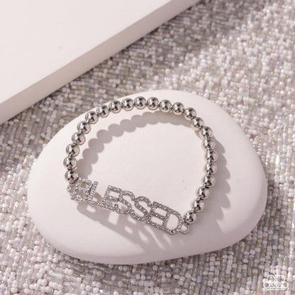 Blessed Bounty White Bracelet Paparazzi