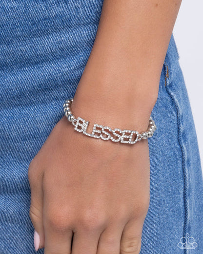 Blessed Bounty White Bracelet Paparazzi