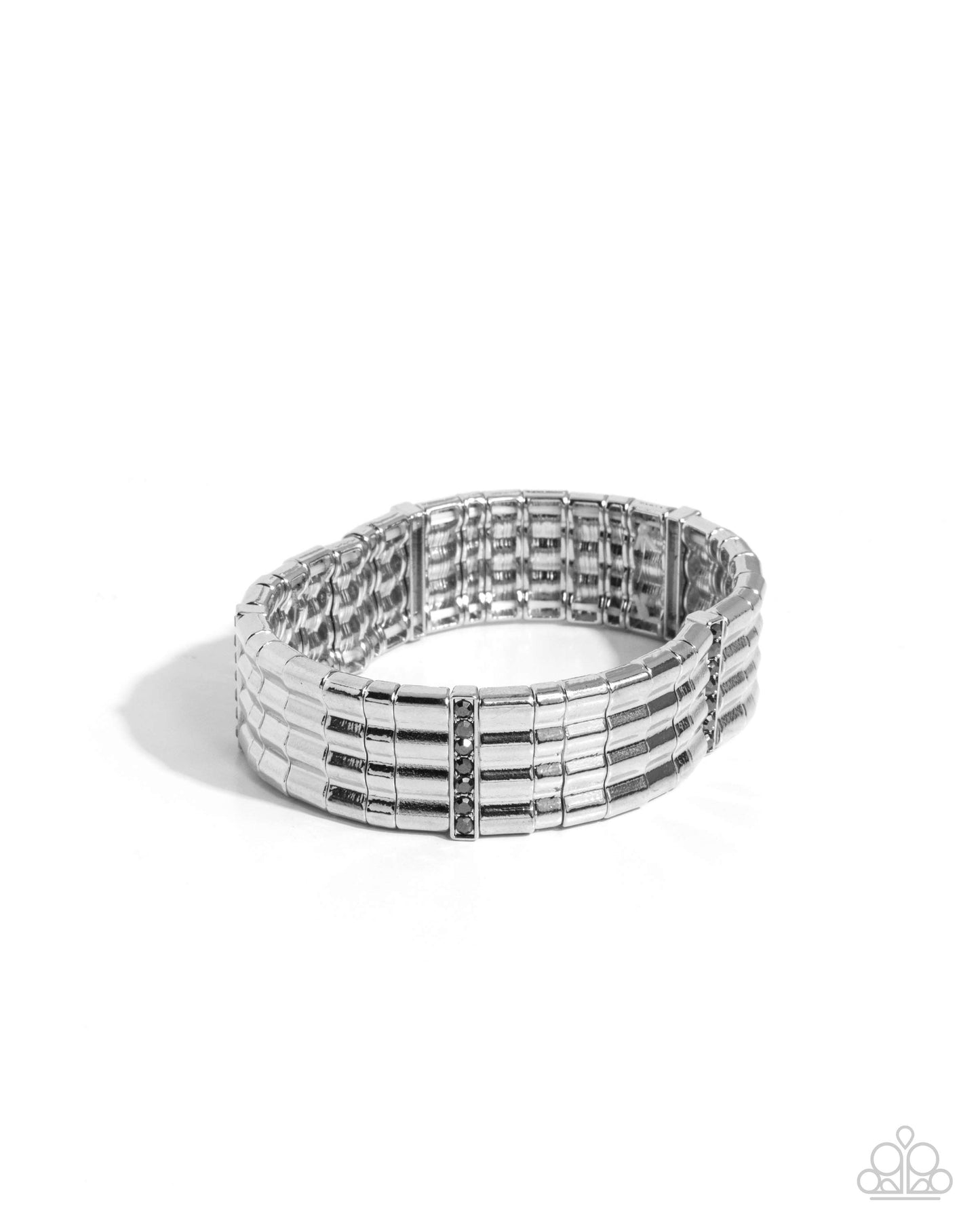 Glistening Getaway Silver Bracelet Paparazzi