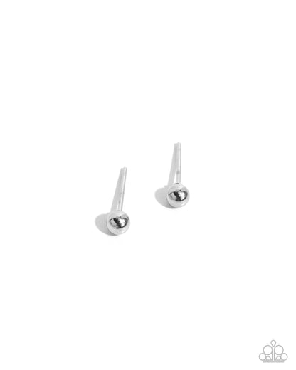 Stainless Sass Silver Earrings Paparazzi