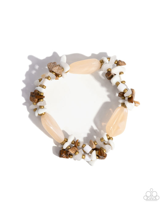 Garden Palette White Bracelet Paparazzi