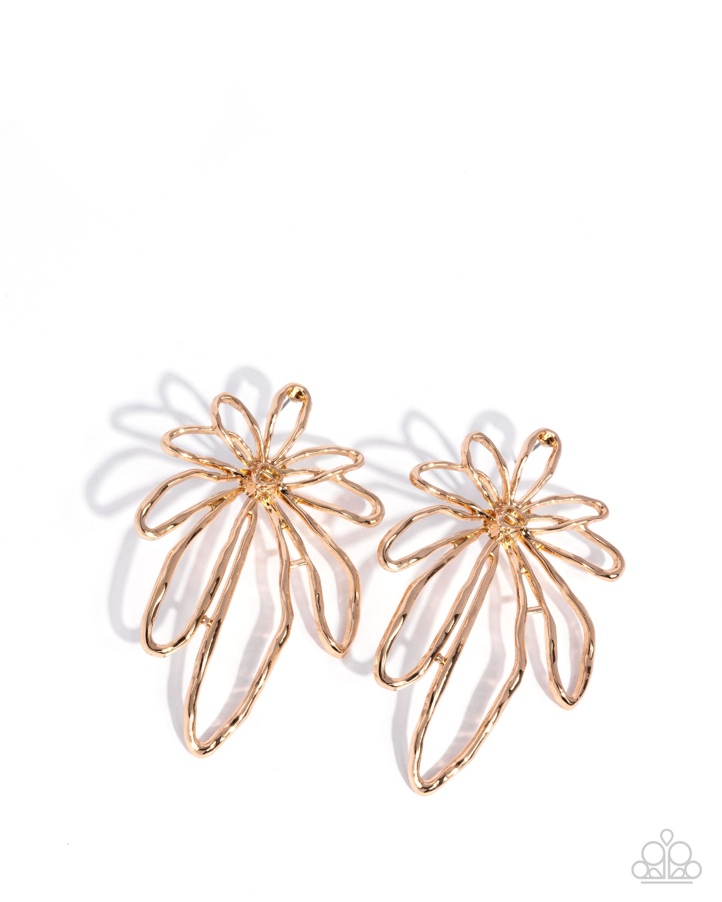 Growing Garden Gold Post Earrings Paparazzi