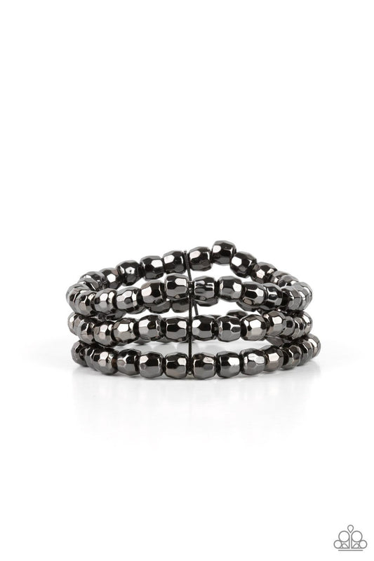 Magnetically Maven Black Bracelet Paparazzi