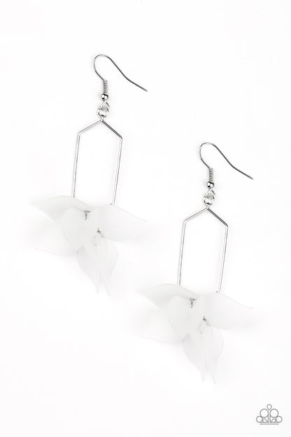 Extra Ethereal White Earrings - Daria's Blings N Things