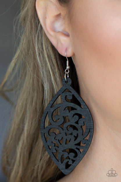 Coral Garden Black
Earrings Paparazzi