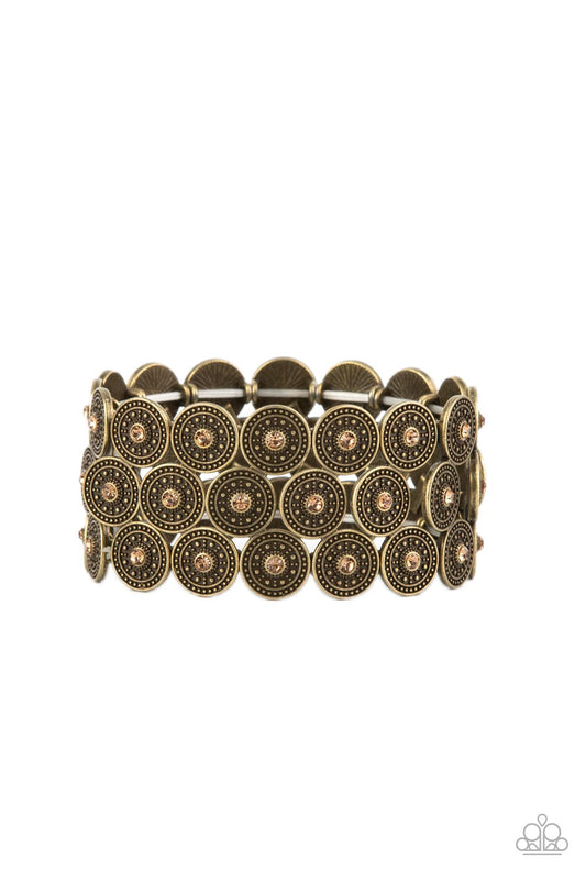 Forgotten Treasure Brass Bracelet Paparazzi