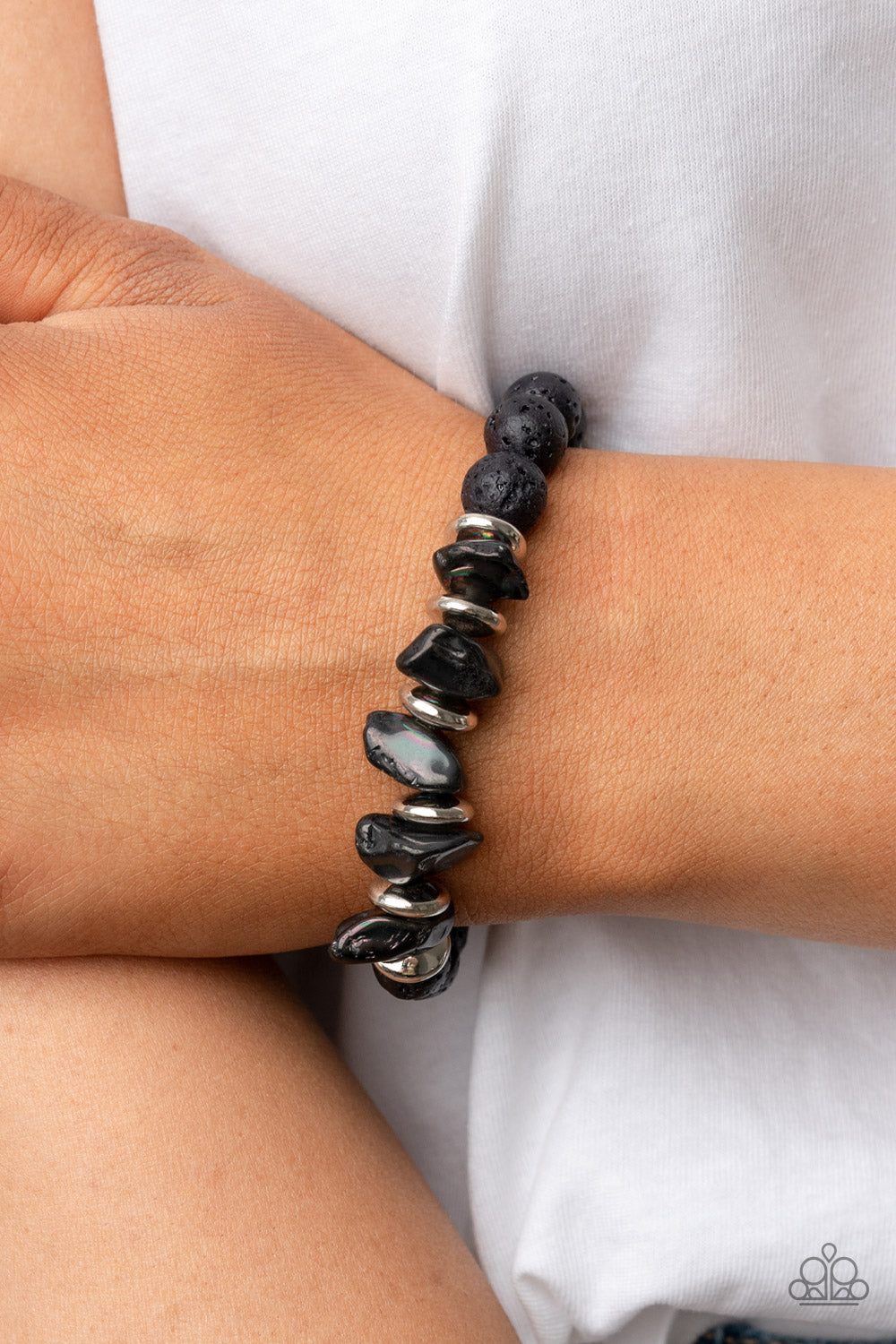 Volcanic Vacay Silver Bracelet Paparazzi