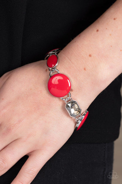 Dreamscape Dazzle Red Bracelet Paparazzi